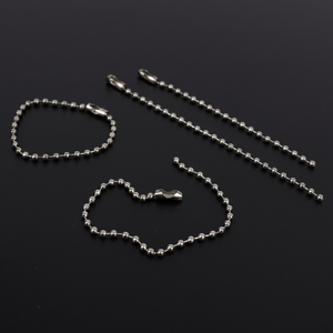 Catena di perline in argento 8cm 10cm 12cm 15cm taglie accessori per forniture di perline - Product Image 1
