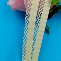 Bande élastique en nylon à bord picoté pour couture de vêtements et sous-vêtements, ceinture extensible en maille picotée pour le bricolage textile domestique