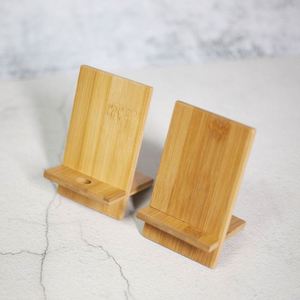 Creative Modern Bamboo Phone Charging Stand for Home Office & Apartment Use - Product Image 3