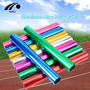 3.8cm アルミ合金製リレーバトン 酸化電気メッキ仕上げ 標準 大人用競技用信号バトン 青/緑/赤 中国製 - Product Image 2