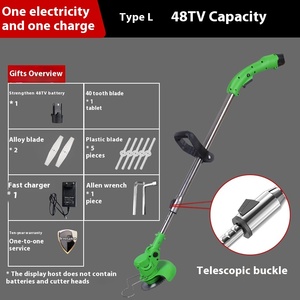 Bopsch 21V Small Household DIY Handheld Lawn Mower Multifunctional Industrial Grade Pruning Weeding Lithium Battery ODM-01 21V L - Product Image 2