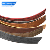 Bande de chantournage PVC de haute qualité de marque TOCO, accessoires de meubles avec grain de bois massif, couleurs très brillantes pour armoires et tables