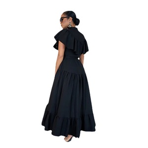 Ropa de otoño para mujer, nueva <span class=keywords><strong>falda</strong></span> Retro de primer amor, Vestido camisero perezoso francés adelgazante Suelto - Product Image 5