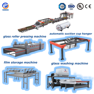 Máy móc chế biến thủy tinh hiệu quả cao hoàn toàn tự động cán kính làm cho dây chuyền sản xuất máy - Product Image 2