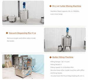 Tùy chỉnh các loại hạt bơ dây chuyền chế biến đậu phộng dán máy Hạt điều sản xuất bơ Mài Máy rang giá - Product Image 2
