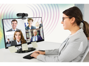 Hitrolink uc300 Máy tính để bàn 1080P HD Webcam với built-in microphone kết nối USB cho hội nghị <span class=keywords><strong>video</strong></span> PC <span class=keywords><strong>web</strong></span> máy ảnh - Product Image 2