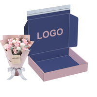 Boîte d'emballage de fleurs pour la Saint-Valentin, boîte cadeau de roses pour Thanksgiving et la fête des mères, papier romantique de luxe pour l'emballage des fleurs