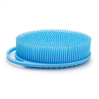 Cepillo de Masaje para Cuero Cabelludo de Silicona Ecológico con Logotipo Personalizable y Entrega Gratuita, Champú Natural para Mascotas, Exfoliante para Cara y Cuerpo