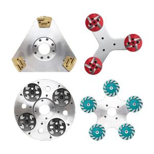 Disco de Diamante de 4 Pulgadas (100 mm) con Unión Metálica para Pulir Concreto, con Engranaje y Motor, Radio de Giro Corto - Product Image 5
