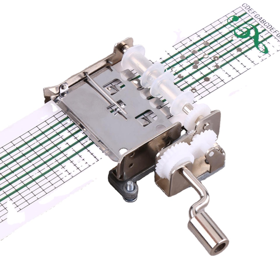 Горячая Распродажа, высокое качество, на заказ, 15 нот, ручная бумажная лента, движение музыкальной шкатулки