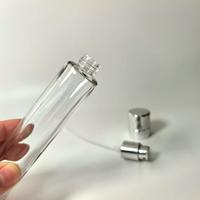 Flacon pulvérisateur de parfum vide en verre dépoli transparent de 30 ml, rechargeable, mini échantillons de parfum