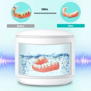 Профессиональные приборы, ультразвуковой очиститель зубных протезов, портативный ультразвуковой очиститель зубных протезов для домашнего использования
