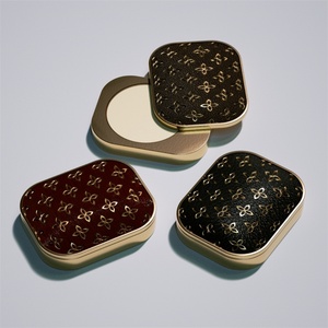 Magnetic Refillable Solid Perfume Container Luxury Cosmetic Empty Solid Perfume Case <b>Box</b> - Product Image 1