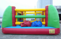 Pas cher enfant jeu location gonflable d'arène de zone de combat de lutte ring de boxe à vendre