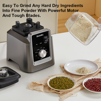 Máquina para romper paredes exprimidora de 1,6 l, máquina de cocina licuadora de doble taza de gran capacidad, fácil de limpiar para uso doméstico