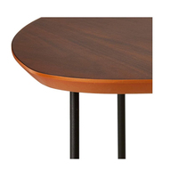 Mi siècle épingle à cheveux moderne table basse salon nidification noyer table basse et ensemble meuble tv