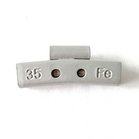 Accessoires d'équilibrage de roue en acier Toolon à clipser, 60g >28 pouces, neuf