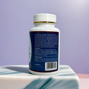 Complément de zinc et de sélénium à succès : Formule naturelle à base de plantes, comprimés de L-carnitine et multivitamines pour soutenir la fertilité masculine adulte - Product Image 4