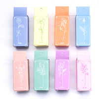 1pcs Stempel Bunga Liar di Pegunungan, Stempel Tanaman dan Bunga Kayu, Stempel Dekorasi Sastra Segar, 8 Model