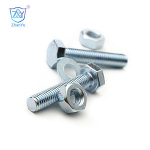 Voorraad Oem/Odm Bevestigingsmiddel Din933/931 Staal 4.8/8.8 Hex Kop Bout M27 Bolzen Alle Stijl Van Schroeven <span class=keywords><strong>Tc</strong></span> Bout Moer Ring Gratis Monster - Product Image 4