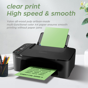 Alta qualità spessa <span class=keywords><strong>A4</strong></span> 70gsm <span class=keywords><strong>carta</strong></span> per <span class=keywords><strong>fotocopie</strong></span> a colori stampa per ufficio disegno scrittura all'ingrosso <span class=keywords><strong>carta</strong></span> per <span class=keywords><strong>fotocopie</strong></span> di colore verde - Product Image 4