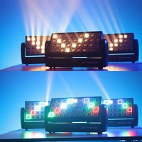 DMX512 36x3W DMX512 Flash+Wash+Beam+Effect LED Strobe Moving Head Pixel Matrix Licht für DJ Party Disco Club Hochzeit