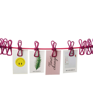 Tendedero de Ropa Portátil con 12 Pinzas, Tendedero Retráctil, Cuerda para Secar Ropa, Tendedero para Exteriores - Product Image 6
