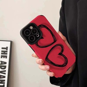 Custodia creativa per telefono cellulare in morbida pelle TPU <span class=keywords><strong>con</strong></span> stampa a doppio cuore per <span class=keywords><strong>Iphone</strong></span> 7 8 X Xr Xs <span class=keywords><strong>11</strong></span> 12 13 14 16 17 Pro Max - Product Image 4