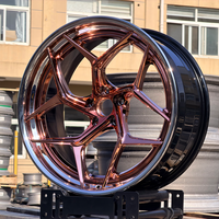 Jantes de luxe forgées sur mesure à déport profond 18 19 20 pouces 5x114.3 Or rose poli pour M3 M4 M5 M8 C63 E63 S63 RS6 RS7