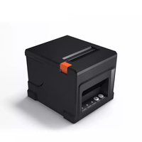 Imprimante thermique de réception haute vitesse 80mm /WiFi Imprimante thermique de bureau bleue avec interface USB et coupe-papier