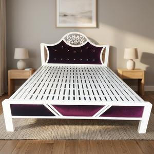 Modern Steel <b>Single</b> & Queen Box Spring <b>Beds</b> Luxurious Home & Hotel Furniture Ging St I Thnh Stable - Product Image 2