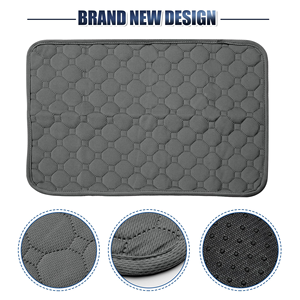Modern Soft All Season Corduroy <b>Dog</b> & Cat <b>Bed</b> Pet Sleeping Mat Breathable Non-slip Washable Skin-friendly Mattress - Product Image 4