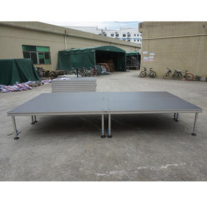 Escenario Portátil Modular de Aluminio Ligero de 4x8 pies para Exteriores, Superficie Antideslizante, Fácil Montaje, Certificado CE, Aprobado por TUV - Product Image 6