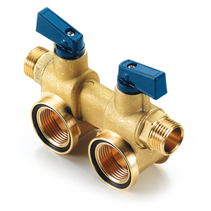 Collecteur de distribution à clé pour tuyaux de plomberie en téflon à ogive, 3/4-16 mm x 1/2 - Product Image 1