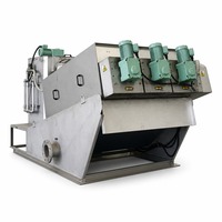 Nouvelle presse à vis de déshydratation pour la séparation solide-liquide, déshydrateur efficace pour boues et eaux usées, garantie 1 an