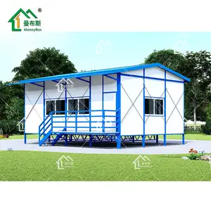 Sıcak satış ev penceresi ızgara tasarımı prefabrik kanatlı ev prefabrik çelik çerçeve ev