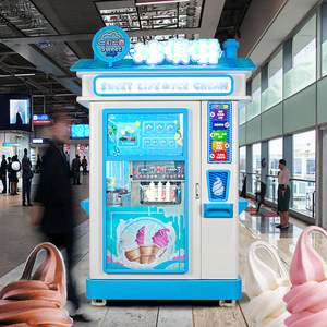 Thương mại hoàn toàn tự động kỹ thuật số màn hình cảm ứng Kem Máy bán hàng tự động đồng tiền hoạt động 200 một thời gian làm cho công suất SDK - Product Image 1