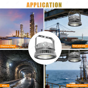 ไฟ LED ป้องกันการระเบิด ตัวเรือนอะลูมิเนียมอัลลอยด์ กำลังไฟ 100 วัตต์ มาตรฐาน IP66 NEMA 4X ปรับแต่งได้ตามความต้องการ  แสงสี 3000K-5000K - Product Image 6