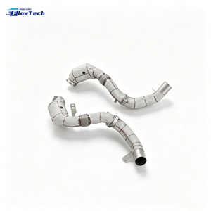 304ท่อไอเสียสเตนเลสสตีลอัตราการไหลสูง G16 G15 M850i 4.4ตัน V8ชุดประกอบเทอร์โบโดยตรงแบบคู่ - Product Image 1