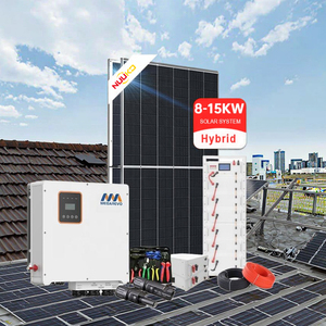 Bảng điều khiển năng lượng mặt trời hệ thống năng lượng lai hoàn thành 8KW 15KW 25kw Hệ thống lưu trữ năng lượng mặt trời dân cư với các tấm quang điện - Product Image 1