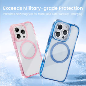 เคสป้องกันโทรศัพท์มือถือแบบ3-in-1 TPU PC TPE ทนทานเคสแม่เหล็ก3 in 1เกราะกันกระแทกสำหรับ iPhone 16 15 PRO MAX - Product Image 5