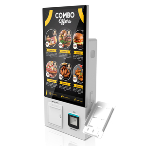 Kiosque de commande <span class=keywords><strong>McDonald</strong></span>'s en libre-service de 21,5 pouces avec écran tactile IPS, boîtier <span class=keywords><strong>m</strong></span>étallique, commande de nourriture, paiement, SDK - Product Image 1