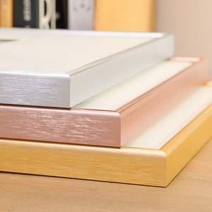 Tùy Chỉnh Trắng Rose Gold Kim Loại Nhôm Áp phích Khung Đúc A0-A4 8x10-11x14 Inch Hình Ảnh Hình Ảnh Gallery Nhà Trang Trí Nội Thất Kim Loại Khung - Product Image 5