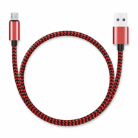 Câble Micro USB 2.0 en nylon tressé métallique nickelé de haute qualité, charge rapide Android 3A, longueurs 1m/2m/3m, pour téléphone portable et ordinateur