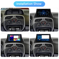 Système multimédia de voiture 9 pouces avec écran OLED Android Carplay Mirror Link pour Renault Kangoo 2015-2018 Navigation GPS Player