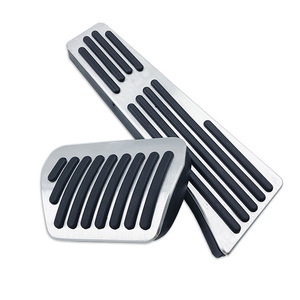 Pedales para Auto Mengka, Cubiertas de Pedal de Acelerador, Freno y Reposapiés, Estilo Metálico para <span class=keywords><strong>BMW</strong></span> Serie 1, 2, 3, 5, X3, X5, X6 - Product Image 4