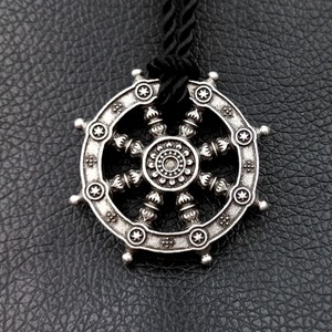 Ciondolo a Forma di Timone Vichingo con Simbolo di <span class=keywords><strong>Odino</strong></span> su Entrambi i Lati, Amuleto Nordico, Collana <span class=keywords><strong>da</strong></span> Uomo, Talismano, Regalo, Gioiello - Product Image 1