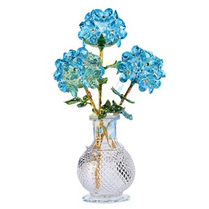 Adorno de cristal de hortensia deslumbrante, hecho a mano, para decoración de sala de estar, regalo de boda - Product Image 5