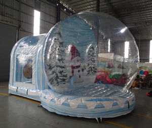 고품질 투명 버블 바운스 하우스 클리어 사진 부스 크리스마스 장식 거대한 풍선 스노우 글로브 - Product Image 2