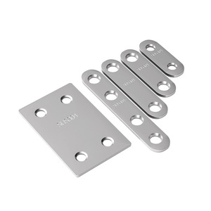 Support d'angle en acier inoxydable 304 Kovalev 20x20x16mm brossé en forme de L pour meubles - Product Image 2